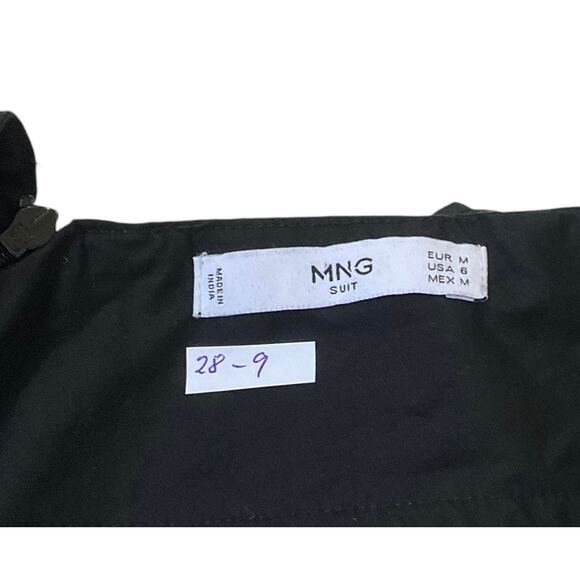 MNG Mango Black Maxi Dress Women Size Medium | 28-9 - Picture 4 of 6